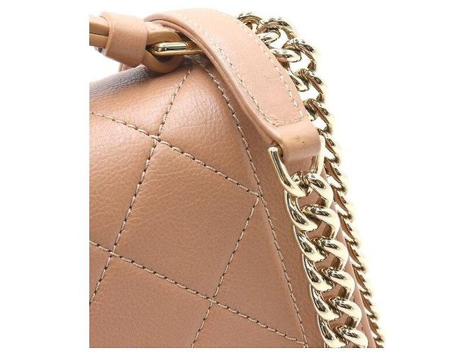 Chanel Borsa a spalla e borsa a tracolla Medium Champagne Gold Chain D'oro - vista 6