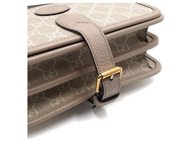 Gucci Mini borsa a tracolla e borsa crossbody in tela Interlocking - vista 11