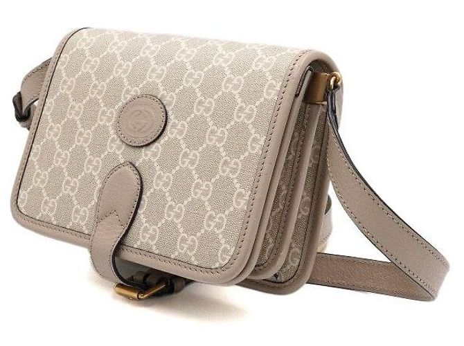 Gucci Mini borsa a tracolla e borsa crossbody in tela Interlocking - vista 2