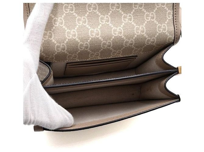 Gucci Mini borsa a tracolla e borsa crossbody in tela Interlocking - vista 5