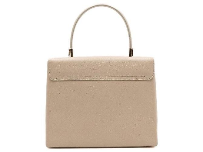 Salvatore Ferragamo Borsa Tote e Borsa a Tracolla Classic Kelly Beige con Logo Gancini Dorato Marrone - vista 4
