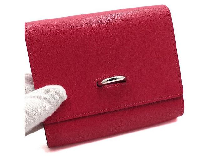 Hermès Carteira Pink Chaine dAncre em couro de cabra Chamkila com hardware Palladium Rosa - vista 10