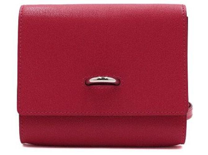 Hermès Carteira Pink Chaine dAncre em couro de cabra Chamkila com hardware Palladium Rosa - vista 2