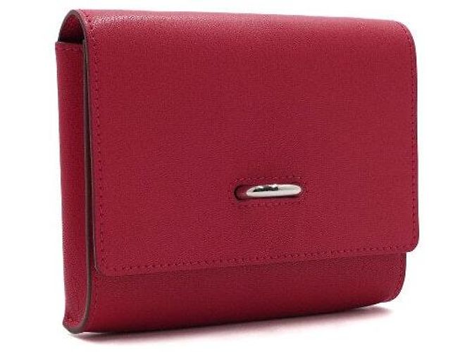 Hermès Carteira Pink Chaine dAncre em couro de cabra Chamkila com hardware Palladium Rosa - vista 4