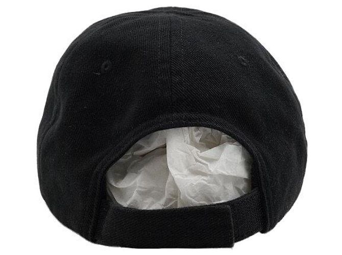 Balenciaga Baseball-Kappe aus Baumwolle mit WFP-Logo Schwarz - Ansicht 6