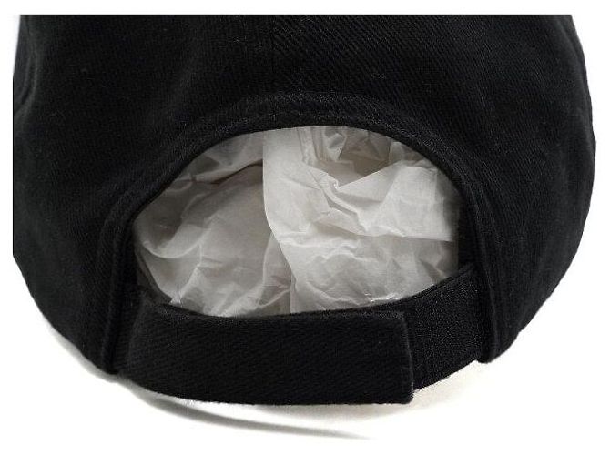 Balenciaga Baseball-Kappe aus Baumwolle mit WFP-Logo Schwarz - Ansicht 7