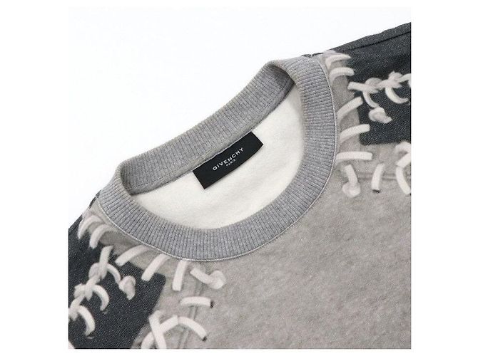 Givenchy Unisex Fleece-Sweatshirt mit Baseball-Print Silber - Ansicht 5