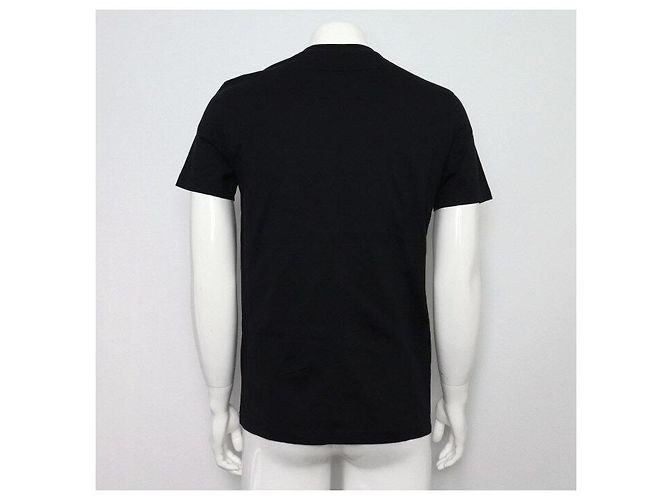 Givenchy Unisex Kurzarm T-Shirt aus schwarzer Baumwolle Star Point - Ansicht 4