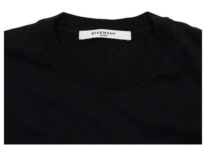 Givenchy Unisex Kurzarm T-Shirt aus schwarzer Baumwolle Star Point - Ansicht 5