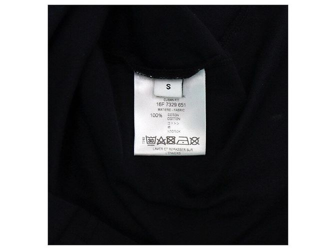 Givenchy Unisex Kurzarm T-Shirt aus schwarzer Baumwolle Star Point - Ansicht 7
