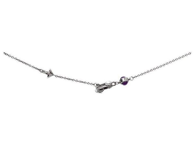 Gucci Collar de Corazón con Tachuelas Plateado - vista 3
