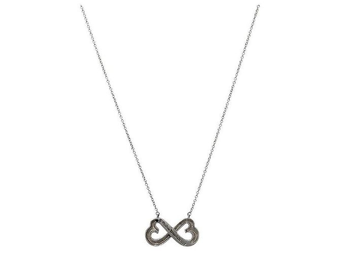 Tiffany & Co Collana in argento Double Loving Heart - vista 2