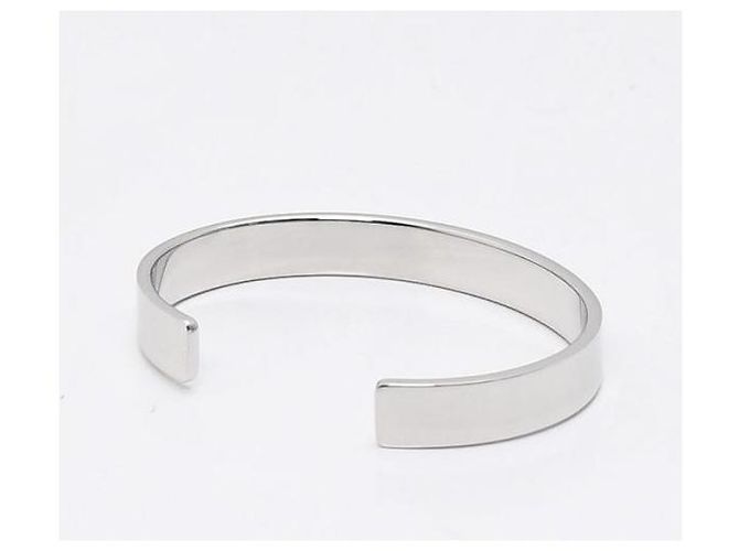 Maison Martin Margiela Bracciale Rigido con Numero Inciso Argento - vista 5