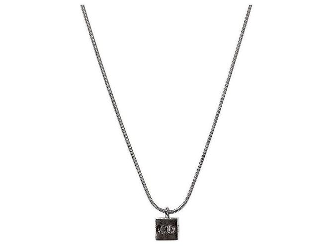 Dior Colar Cube CD Silver - vista 2