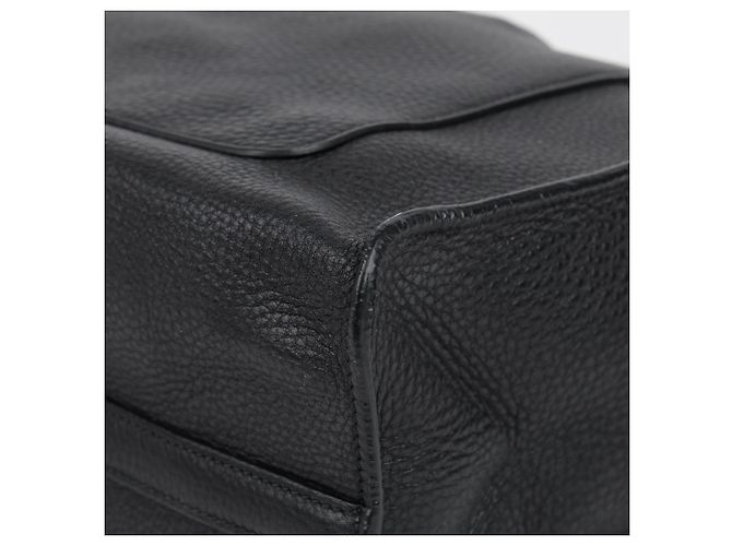 Prada Borsa a tracolla con catena in Vitello Daino Nero - vista 10