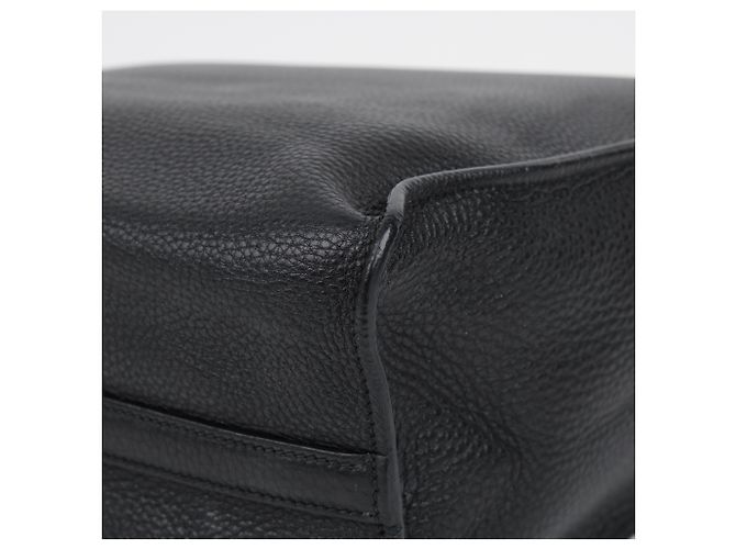 Prada Borsa a tracolla con catena in Vitello Daino Nero - vista 12