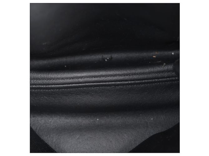 Prada Borsa a tracolla con catena in Vitello Daino Nero - vista 16