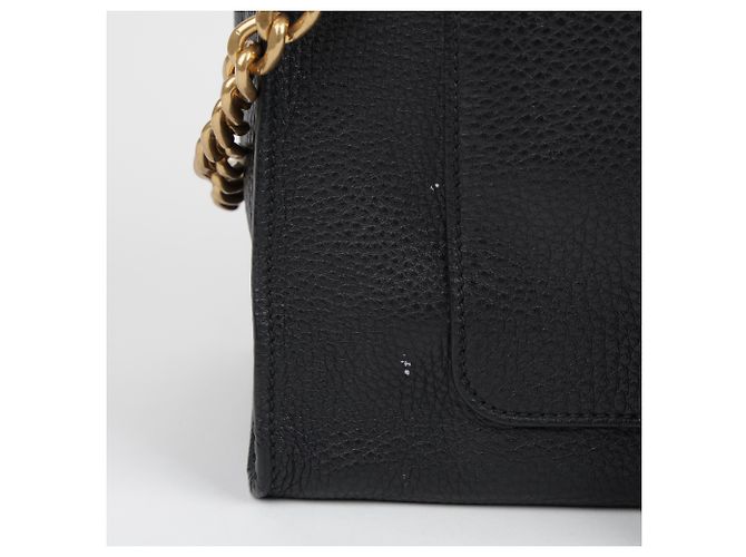 Prada Borsa a tracolla con catena in Vitello Daino Nero - vista 3