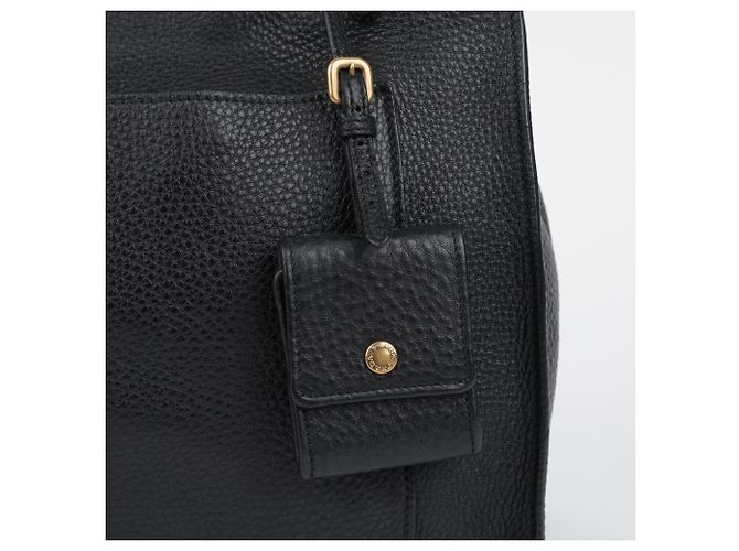 Prada Borsa a tracolla con catena in Vitello Daino Nero - vista 4