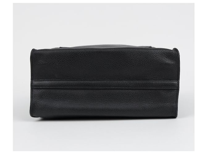 Prada Borsa a tracolla con catena in Vitello Daino Nero - vista 8