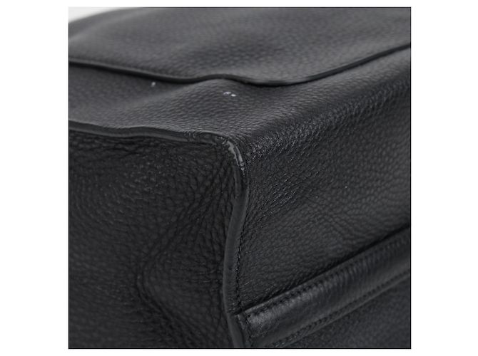 Prada Borsa a tracolla con catena in Vitello Daino Nero - vista 9