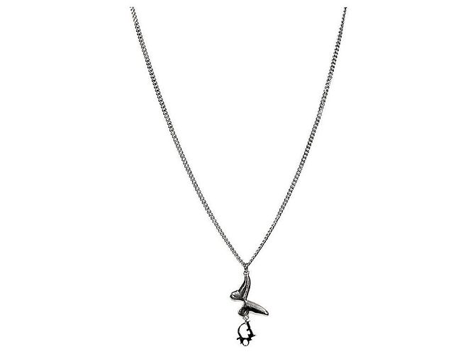 Oblique Dior Collana Obliqua Farfalla in Zirconia Argentata - Ansicht 2