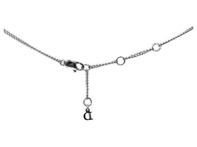 Oblique Dior Collana Obliqua Farfalla in Zirconia Argentata - Ansicht 4