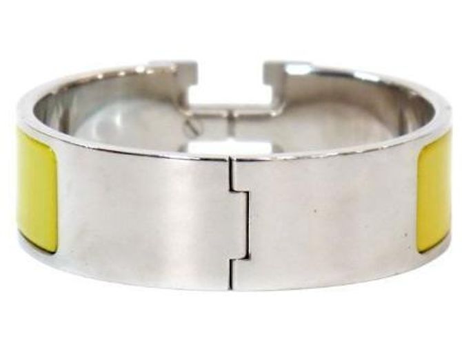 Hermès Pulsera Click Clack Olive Green Verde - vista 3