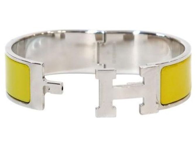 Hermès Pulsera Click Clack Olive Green Verde - vista 5