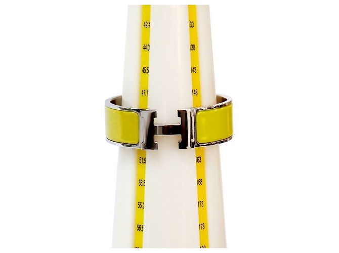 Hermès Pulsera Click Clack Olive Green Verde - vista 7