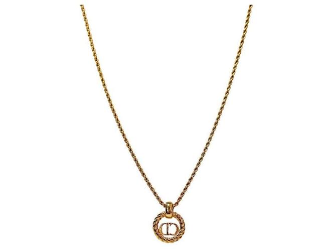 Dior Collar Round CD Gold Dorado - vista 2