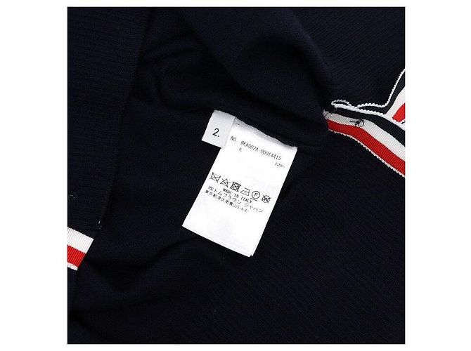 Thom Browne Jersey de punto de lana unisex cuello redondo diagonal Azul - vista 6