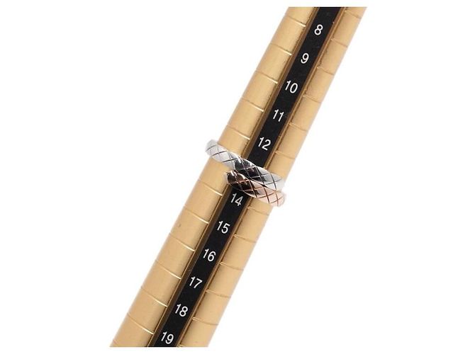 Chanel Anello Small matelassé COCO CRUSH con diamanti Multicolore - vista 5