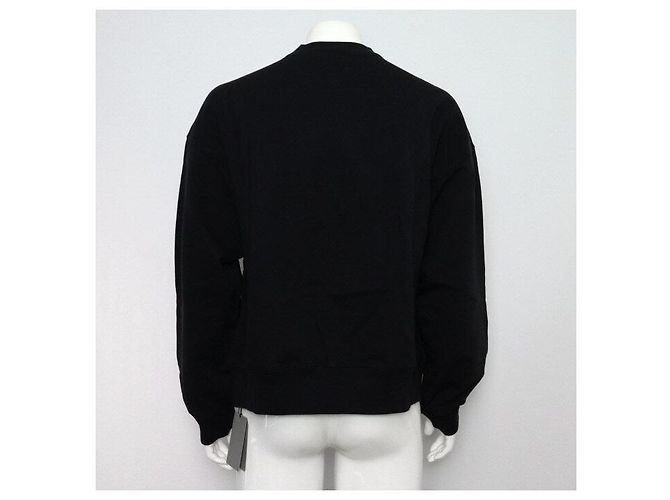 Balenciaga Sudadera Unisex de Algodón Negra con Logo de Paris Negro - vista 4