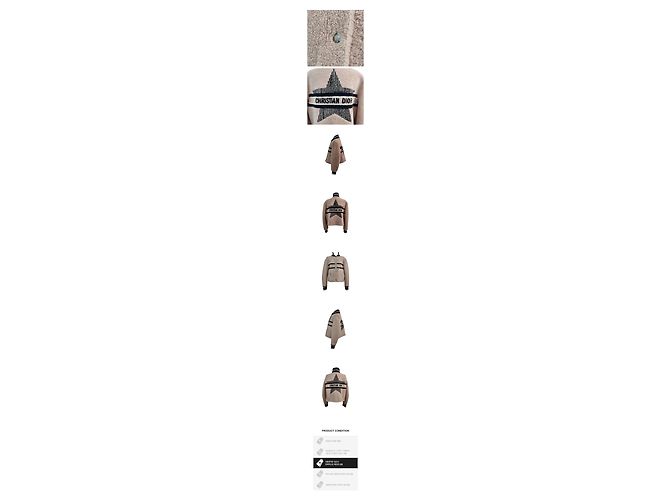 Dior Wendbare Mustang-Lederjacke Pink - Ansicht 2