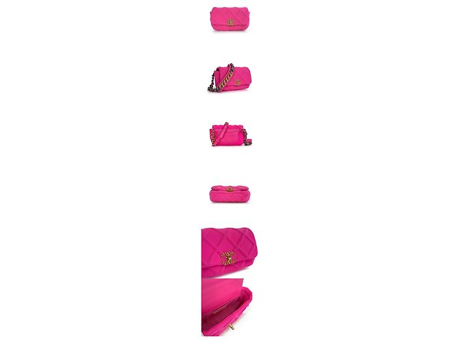 Chanel 19 Chanel Borsa Vita Pink Series Rosa - vista 2