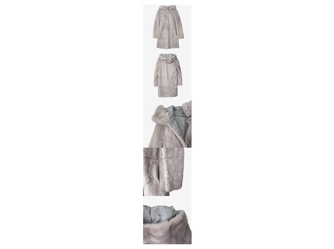 Fendi Chaqueta con capucha de visón Castaño - vista 2