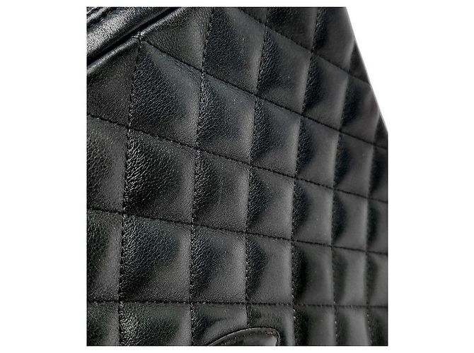 Chanel Mini borsa a tracolla in pelle nera - vista 9