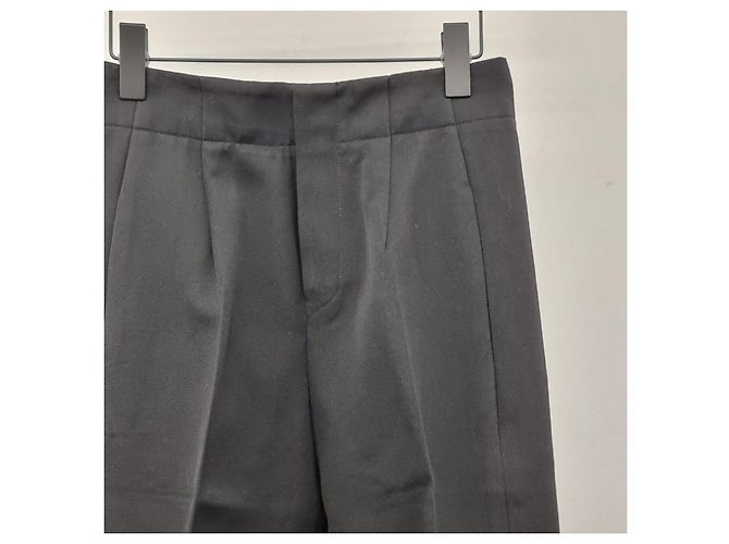 Louis Vuitton Wool Slacks Pants Black - view 5