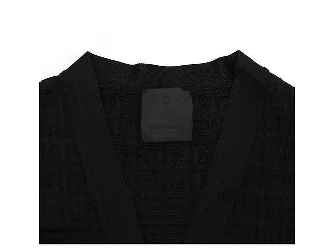 Givenchy Strickcardigan für Damen mit gemischtem Monogramm-Motiv in Schwarz - Ansicht 5