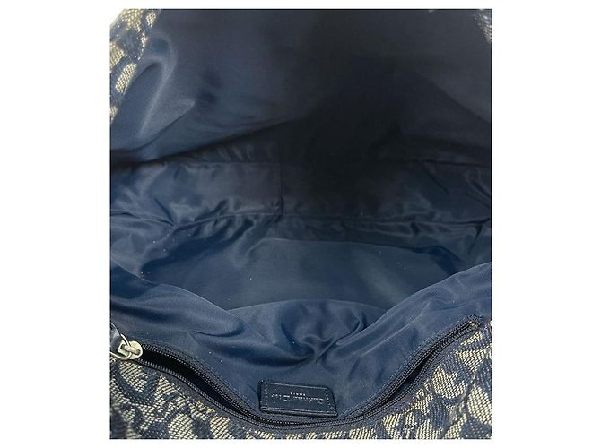 Dior Borsa a tracolla con patta Oblique CD Logo Blu - vista 10