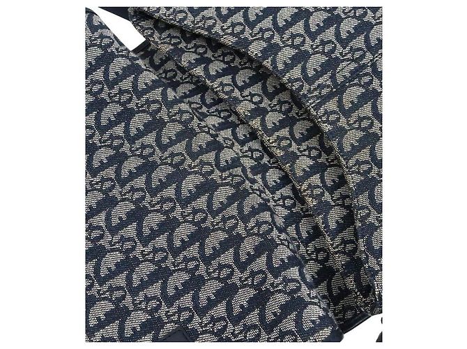 Dior Borsa a tracolla con patta Oblique CD Logo Blu - vista 12