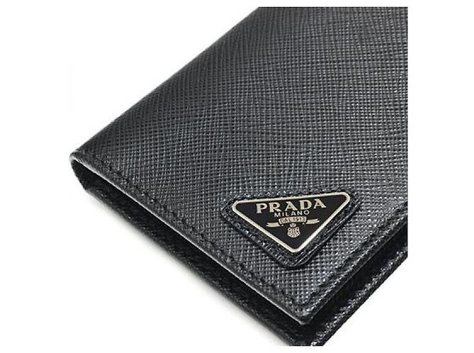 Prada Saffiano Triangle Cardholder - view 6