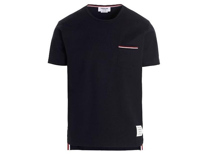 Thom Browne T-Shirt mit Tasche - Ansicht 4