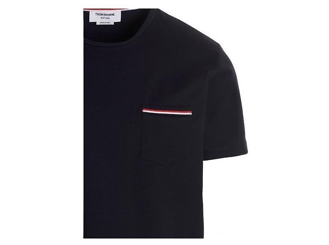 Thom Browne T-Shirt mit Tasche - Ansicht 6