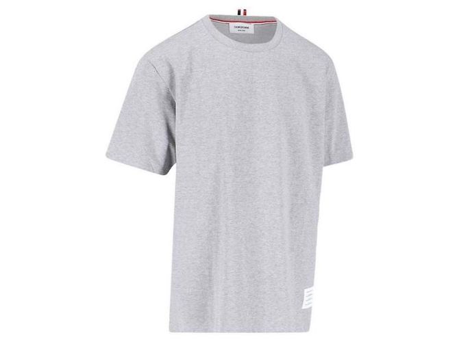 Thom Browne Jersey Relaxed T-Shirt mit Seitenschlitzen Braun - Ansicht 5