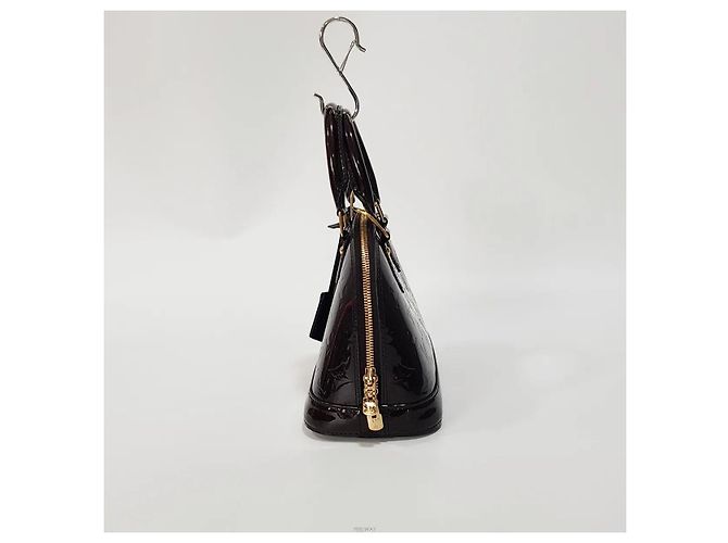 Louis Vuitton Borsa Tote Alba BB Monogram Vernis Rosso - vista 2
