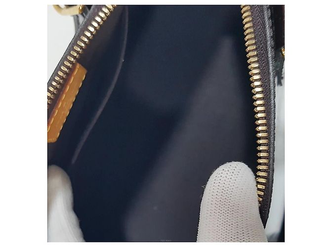 Louis Vuitton Borsa Tote Alba BB Monogram Vernis Rosso - vista 8