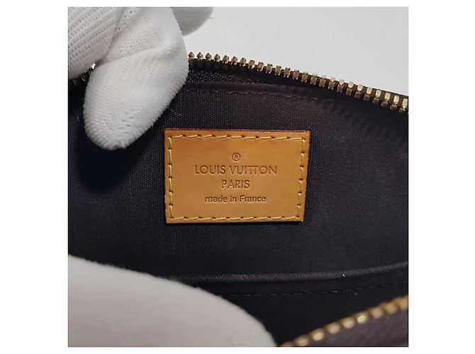 Louis Vuitton Borsa Tote Alba BB Monogram Vernis Rosso - vista 9