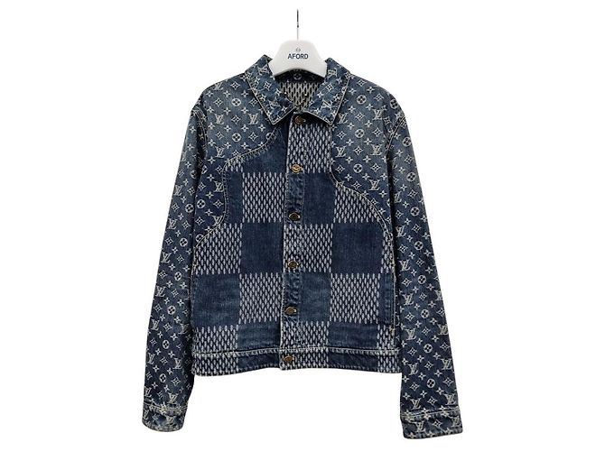 Louis Vuitton Trucker Denim Jacke Schwarz - Ansicht 4